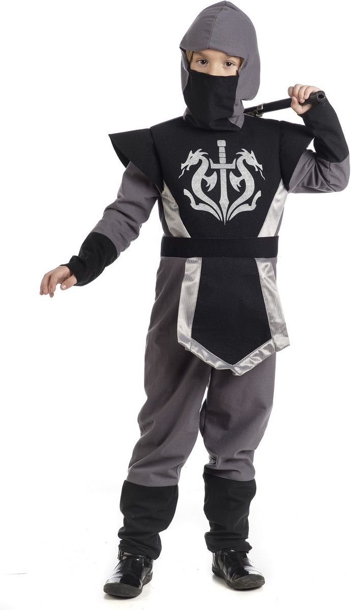 Ninja & Samurai Kostuum | Martial Arts Ninja Ninjutsu | Jongen | Maat 122 | Carnaval kostuum | Verkleedkleding